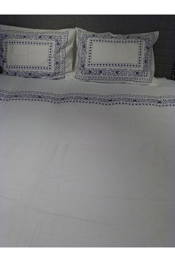 SLC HOME Pamuklu Çift Kişilik Nevresim Takımı ( Lastiksiz ) - 3