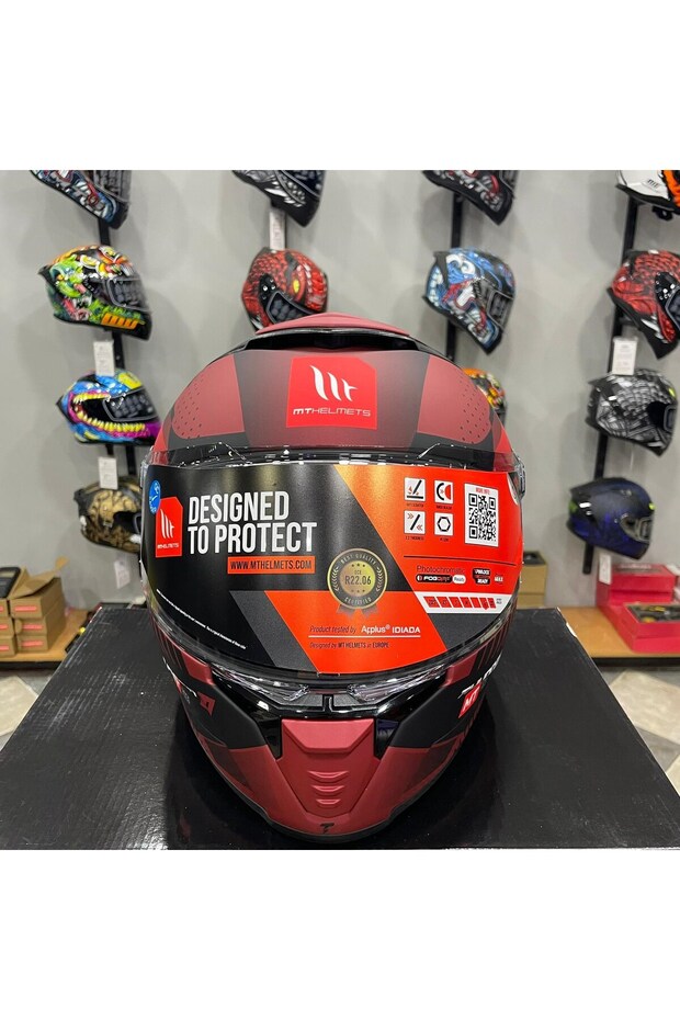 Helmets Thunder 4 SV Luminence D5 Mat Kırmızı - 5