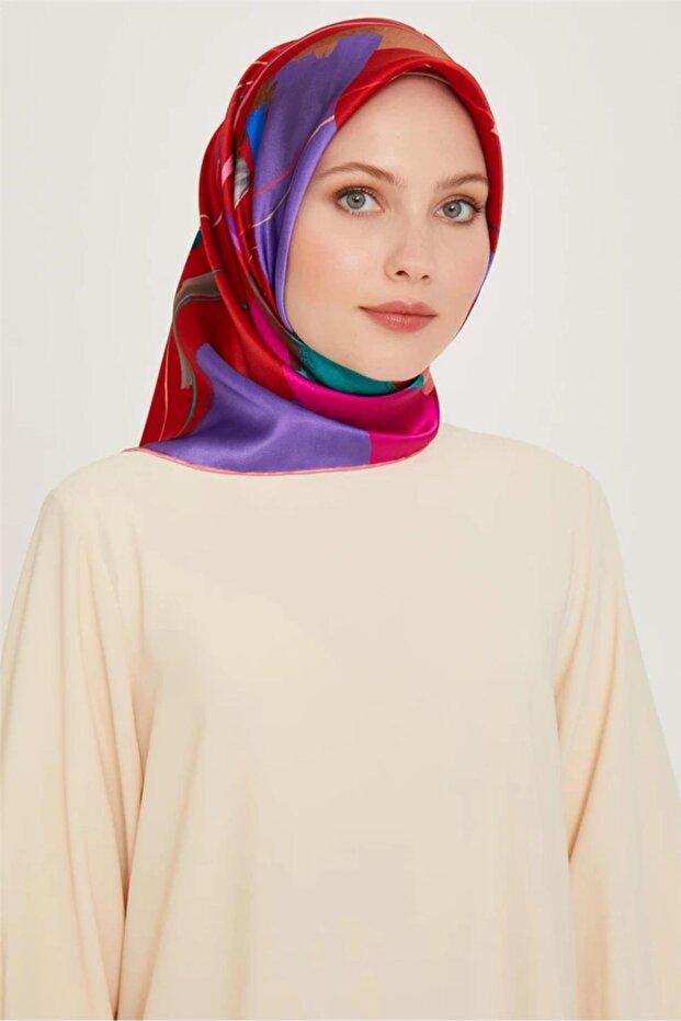 Twill Silk Scarf 2025 Winter Season 9241D02-82