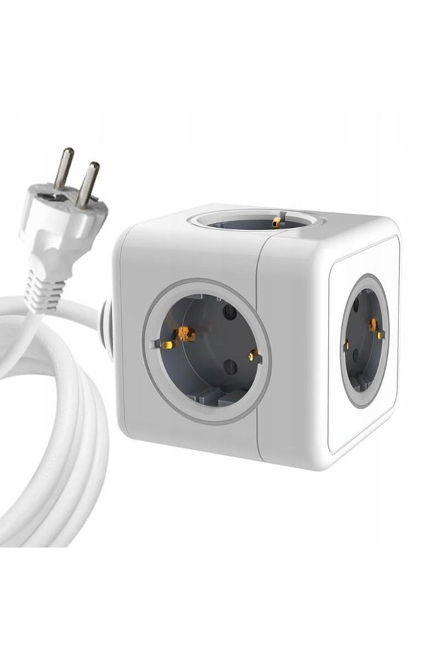 Cablu PowerCube 5 Prize Schuko 1,5 m Alb