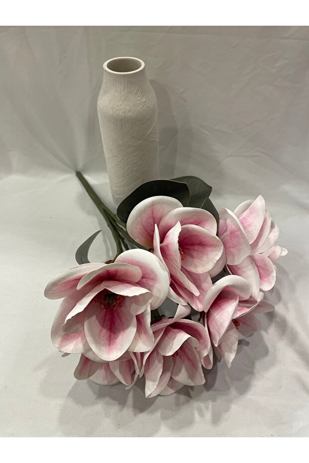 Manolya Yapay Çiçek 7 Kafalı 40cm Boy - 5