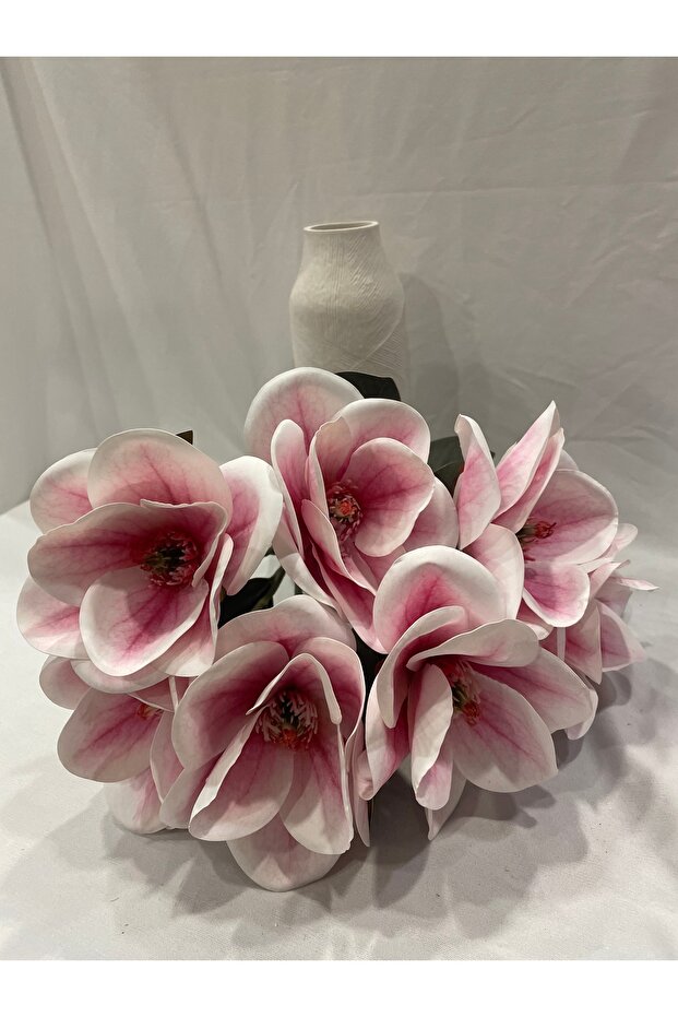Manolya Yapay Çiçek 7 Kafalı 40cm Boy - 4