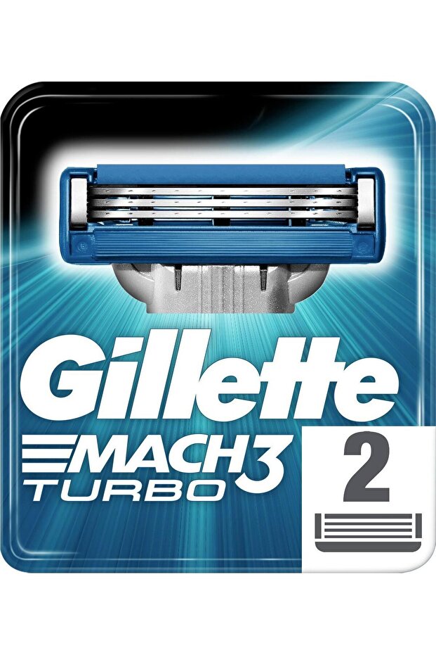 Mach3 turbo spare razor 2 pcs