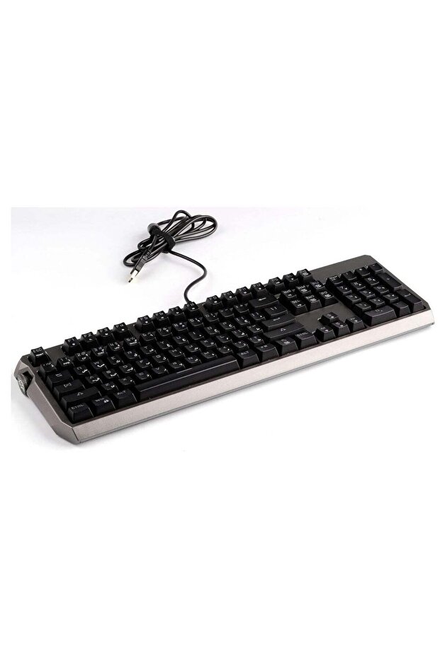 Gaming Wired Full Keyboard with Blue Gateron Switch, Anti-ghosting Keys, Macro Software, Engl - 1