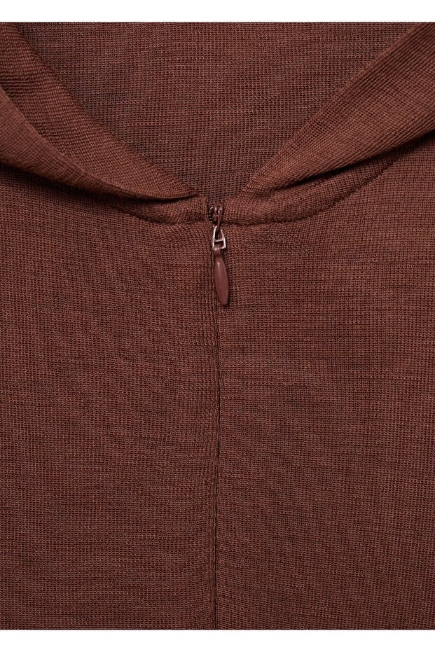 Kapüşonlu yün tişört - 7