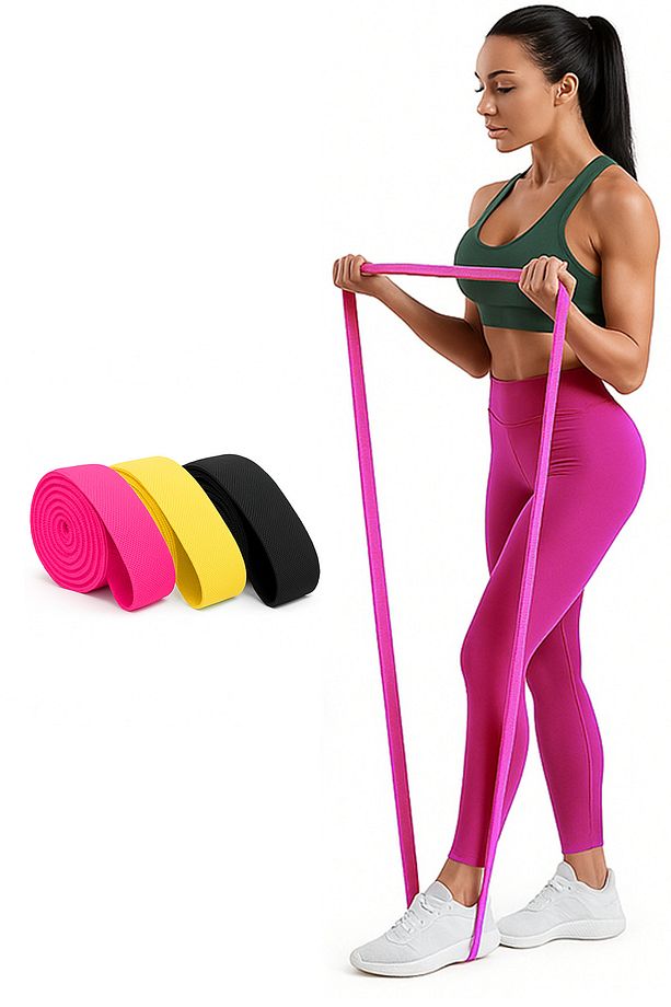 25 Kg Active Orta Sert Loop Direnç Bandı Süper Loop Bandı Egzersiz Direnç Lastiği Barfiks Lastiği - 1
