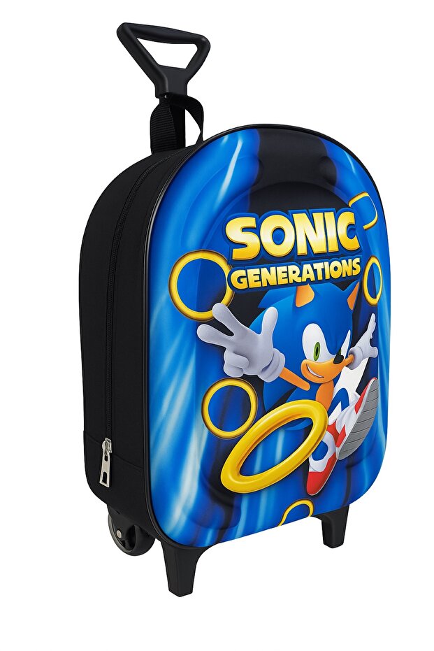 حقيبة ظهر رياض الأطفال للرجال من سونيك مع ممسحة - 6