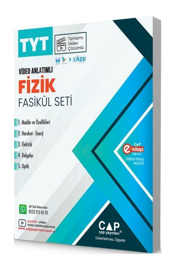 2025-2026 Müfredat Tyt Fizik Video Anlatımlı-Video Çözümlü Fasikül Seti+Android Kalem - 3