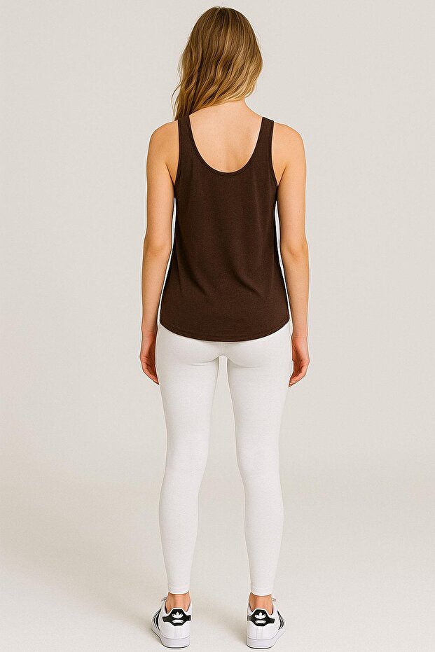 3 Pieces A-Line Comfortable Fit Basic Thick Strap Undershirt T-Shirt - 6