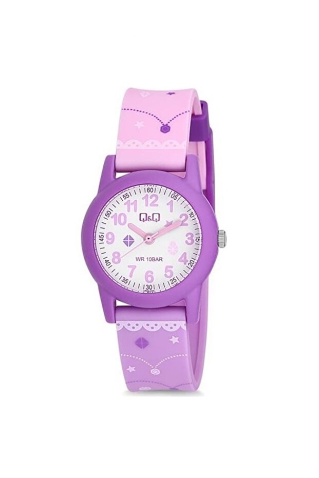 Original 2 Years Warranty 10 Atm Waterproof Can Be Used in Bathroom, Sea, Pool and Shower Purple Color Children's Wristwatch
