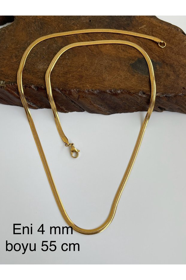 316 L Surgical Steel Italian Steel Chain Necklace Herringbone Steel Necklace