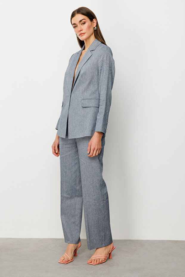 Single Button Cap Jacket - 3