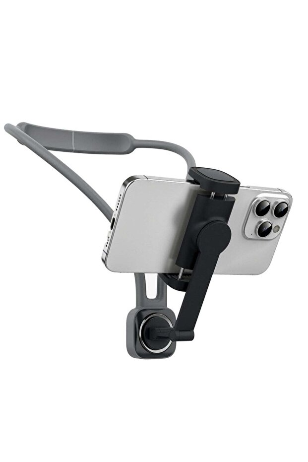 Smartphone Neck Mount with U-Shaped Design for Hands-Free Recording