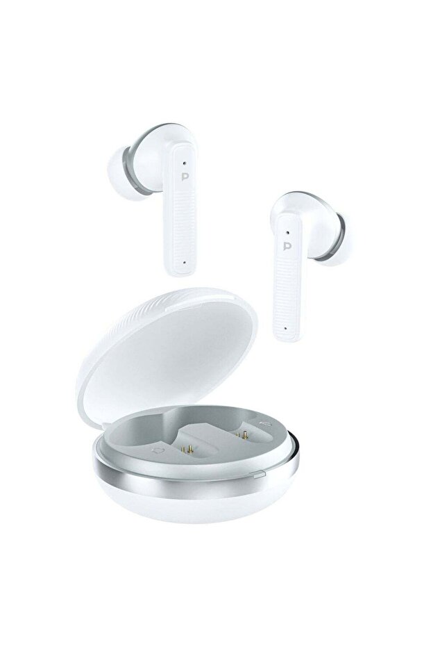 TWS Earbuds with Quad Mic ENC, 6h Playtime, Bluetooth 5.3, 30minutes Charging Time, 10m T