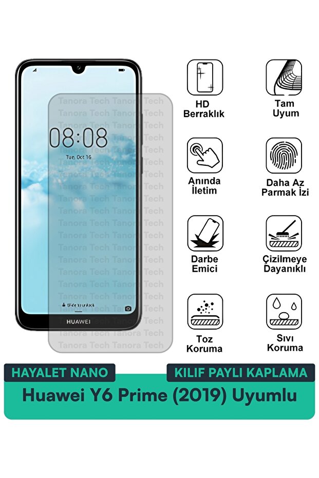 حافظة هواوي Y6 برايم (2019) هايلايت نانو متوافقة مع طبقة حماية الشاشة مقاومة للخدش والصدمات