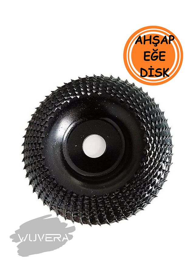 115 mm Ahşap Ağaç Torpu – Disk Tip Zımpara Uç, Taşlama Uyumlu - 1