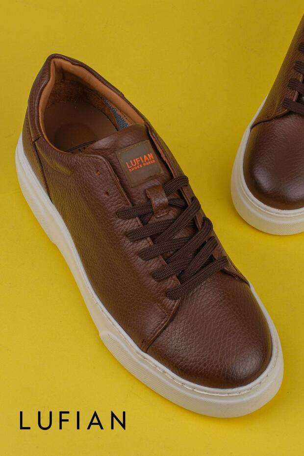 Taba Tommy Erkek Deri Sneaker - 5