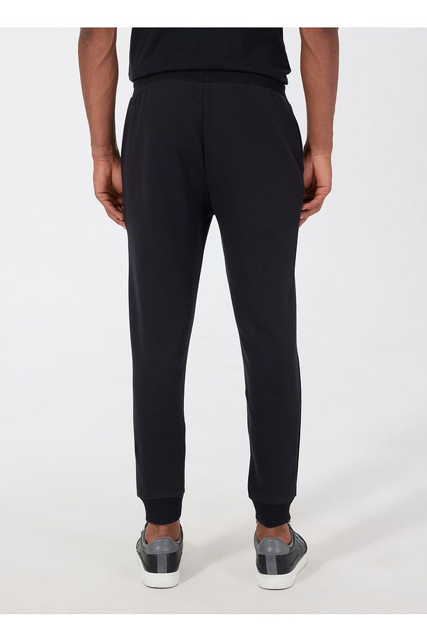 LC 8007 NEW ID REG JOGGER Siyah Lastikli Bel Regular Fit Erkek Eşofman Altı - 5