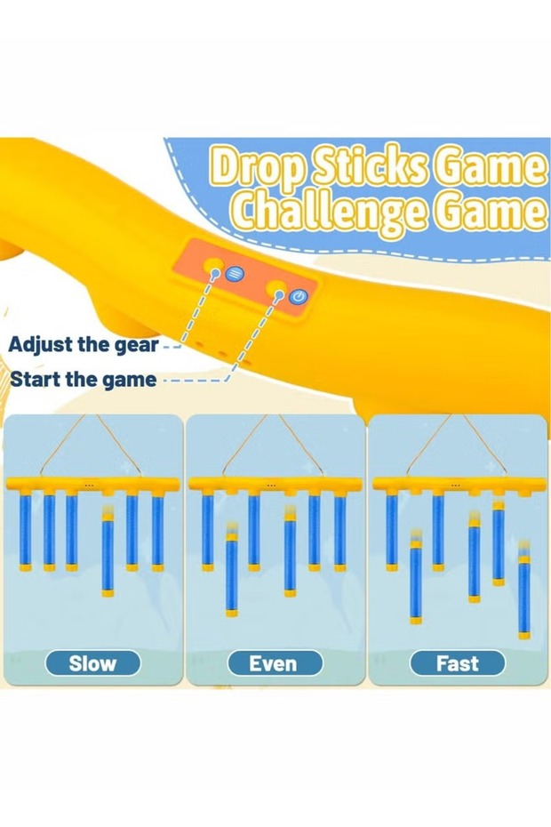 Catching Sticks Game, Reaction Training, Falling Sticks Game, Drop Stick Reaction Game - 8