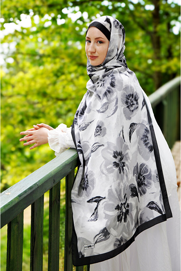 شال حريري منقوش من Cûha Janjan - 3