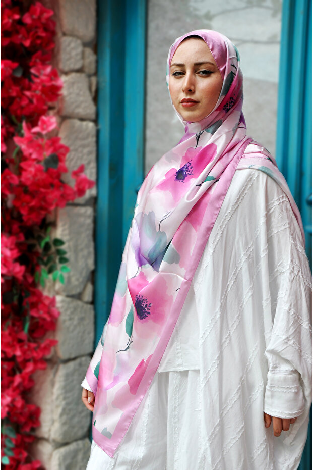 شال حرير سيماء ديزاين جانجان - 2