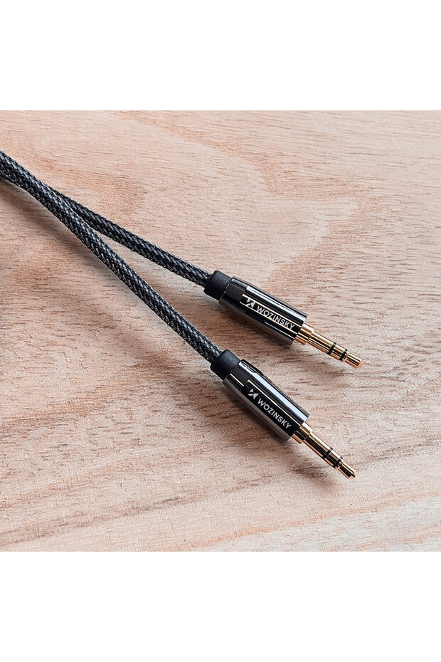 Cablu AUX mini-jack universal 2m negru - 11