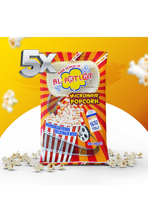 MİKRODALGADA PATLAYAN MISIR 5 ADET x 80 gr - 1