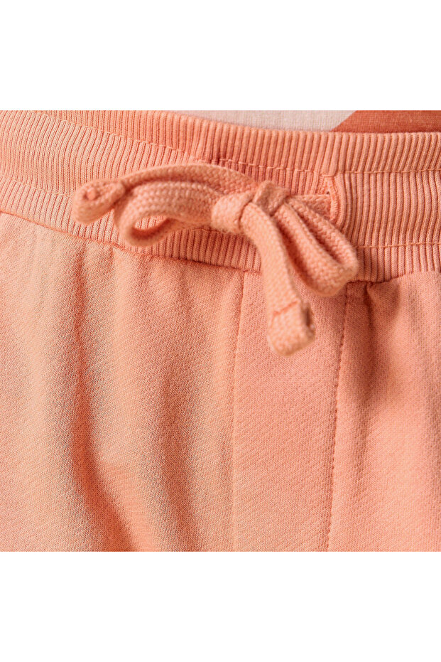 شورت سادة مع رباط للإغلاق وجيوب - 5