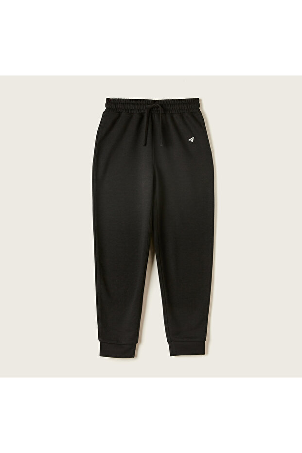 بنطال رياضي سادة مع رباط إغلاق - 1