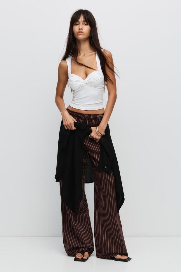 Poliamid büzgü detaylı top - 1