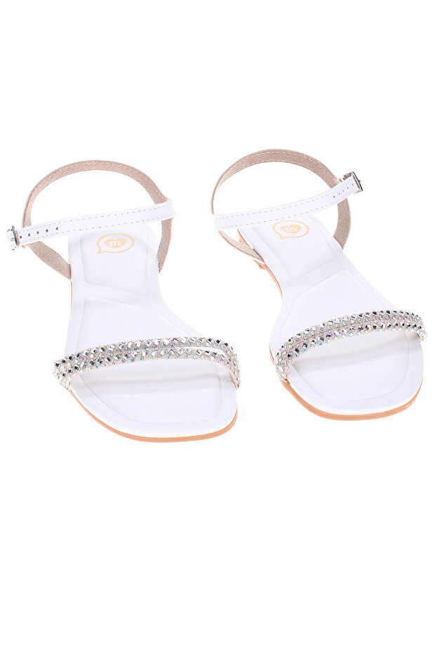 صندل مسطح بحزام خلفي - 4