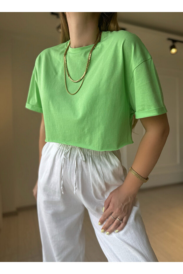 Crop Basic Tshirt - 3