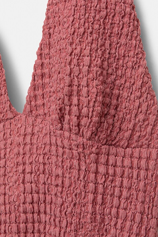 Kırışık efektli halter top - 8