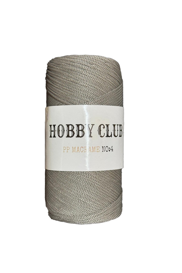 Polyester Macrame No:4 200Gr 2mm-063 Gray