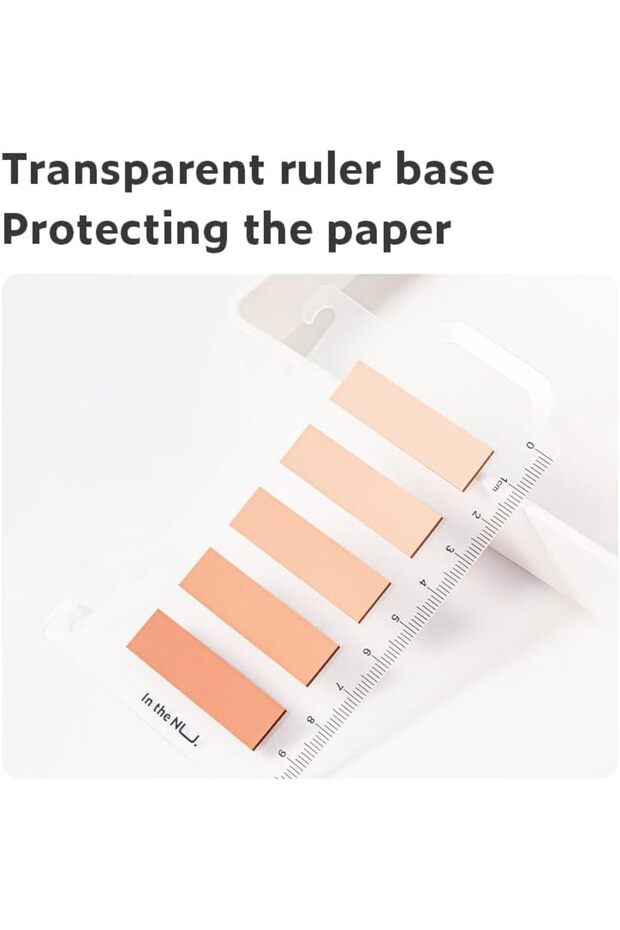 ENS356-PK Index Tabs Transparent BOPP Labels with Removable PP Scale Card, Pink - 6