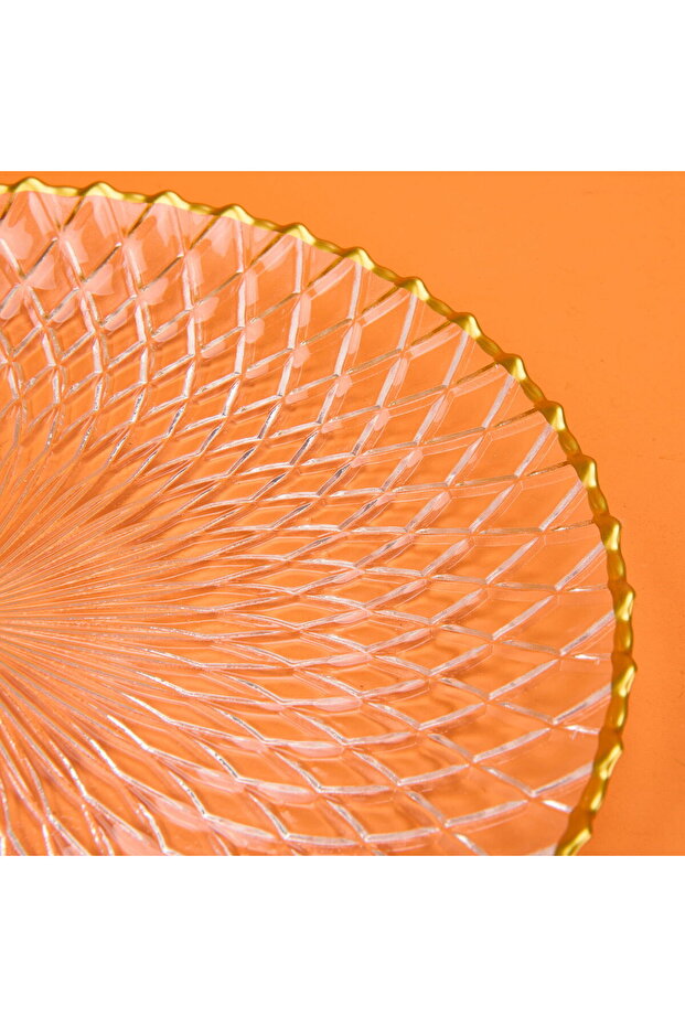 Kitchen Zelazo 7 Parça Pasta Seti - Şeffaf / Altın - 6