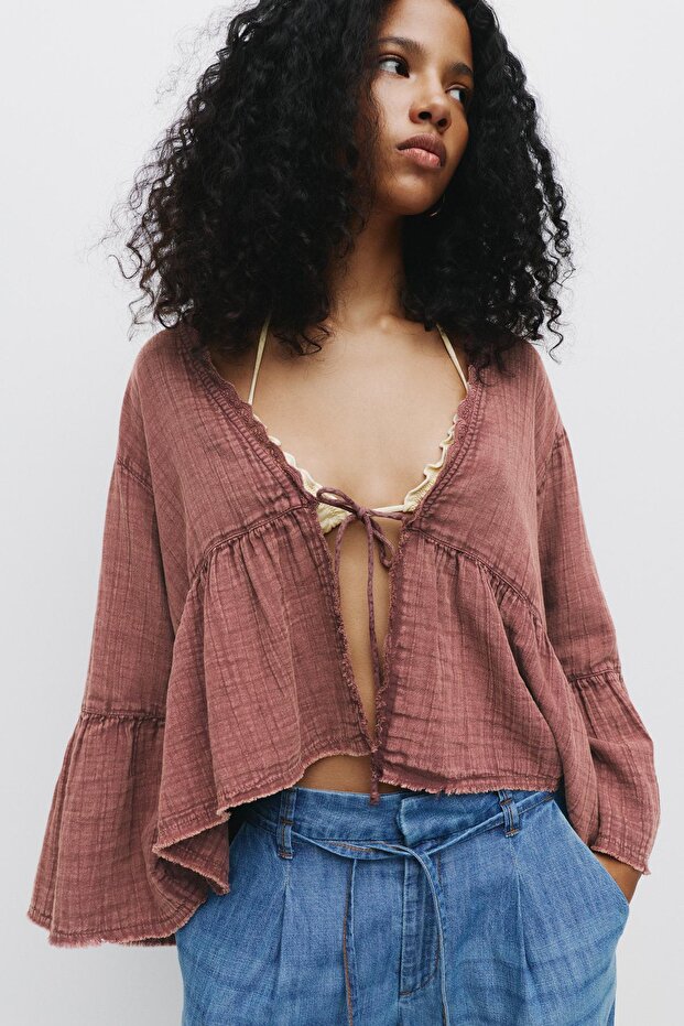 Dantelli Rustik Bluz - 5