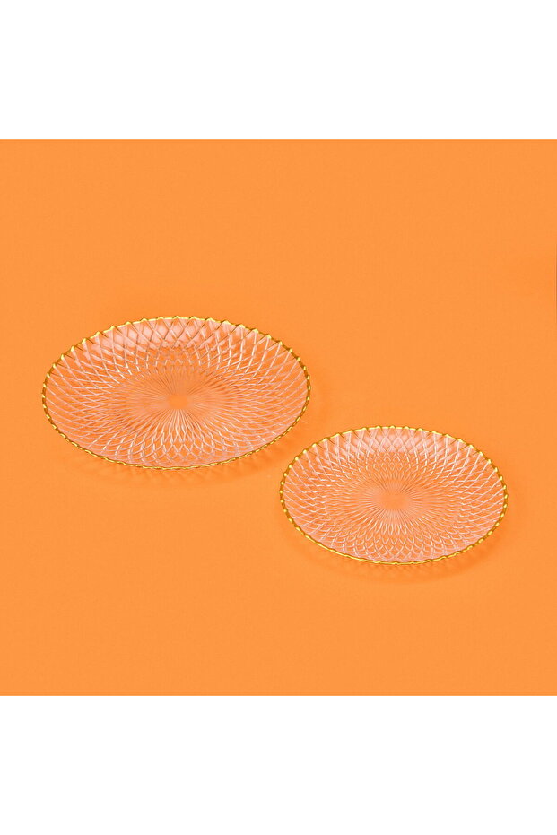 Kitchen Zelazo 7 Parça Pasta Seti - Şeffaf / Altın - 5