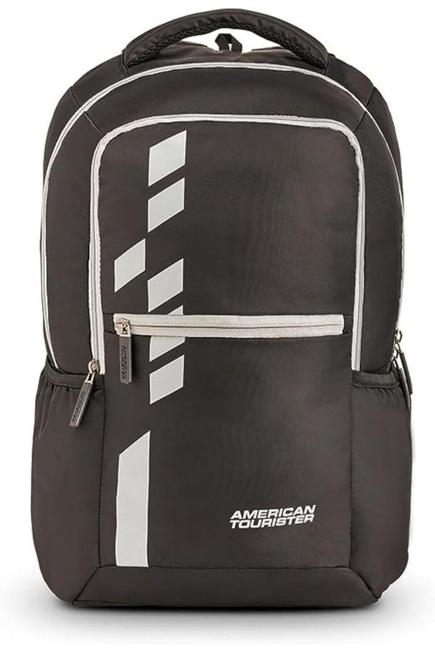 Slate 2.0 15.6 Inch Laptop Backpack 34L Capacity Polyester Black Front Pocket