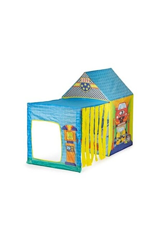 Cort de joacă pentru copii, model atelier auto, BS8174MC, multicolor - 1