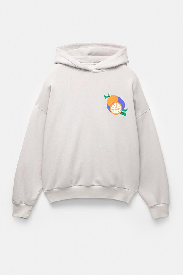 Orange Blossom kapüşonlu sweatshirt - 6