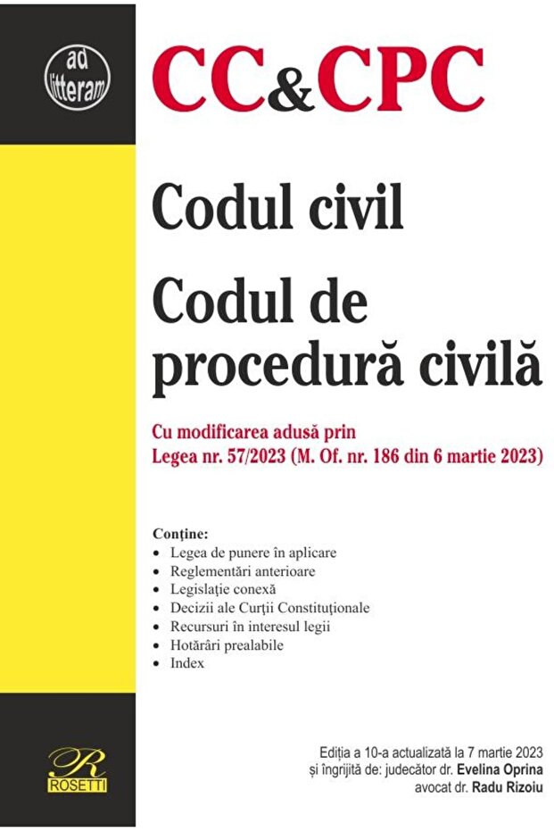 Civil Code. Civil Procedure Code. 1st Edition - 1