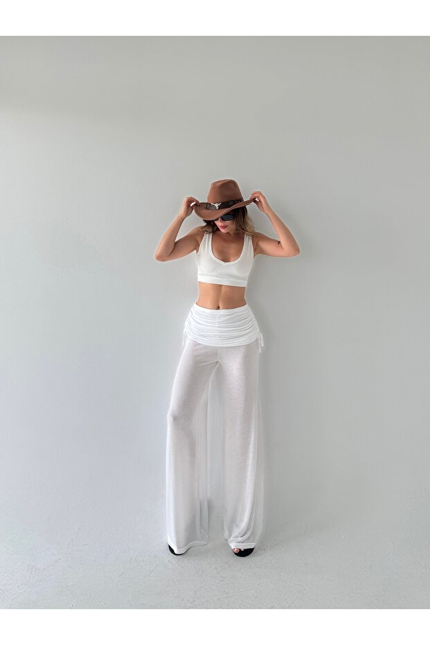 Naborano Suknja Hlače - 2