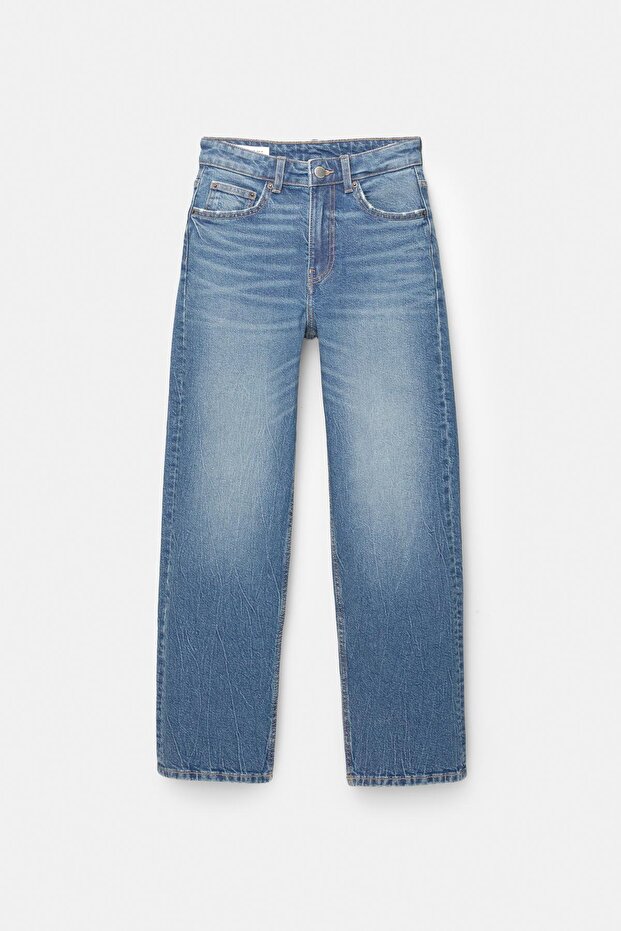 Düz kesim comfort jean - 6