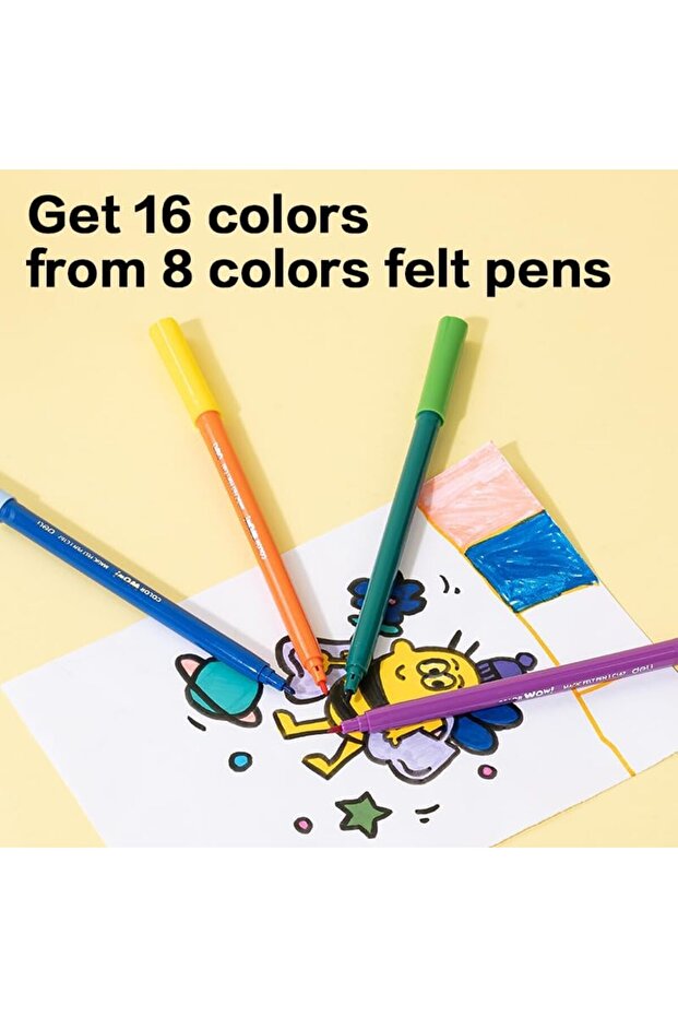 مجموعة أقلام اللباد السحرية EC167 - 2