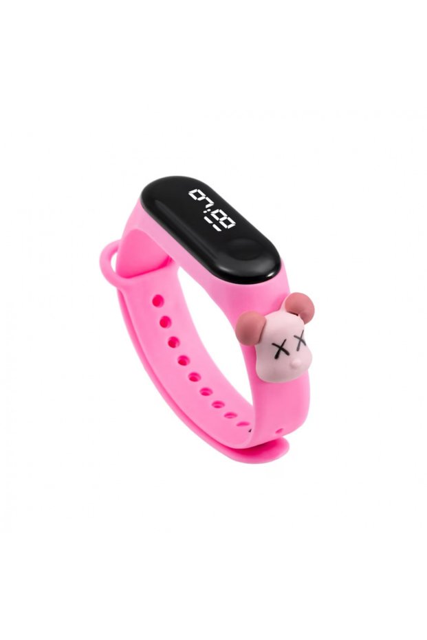 Ceas pentru copii model Mouse roz