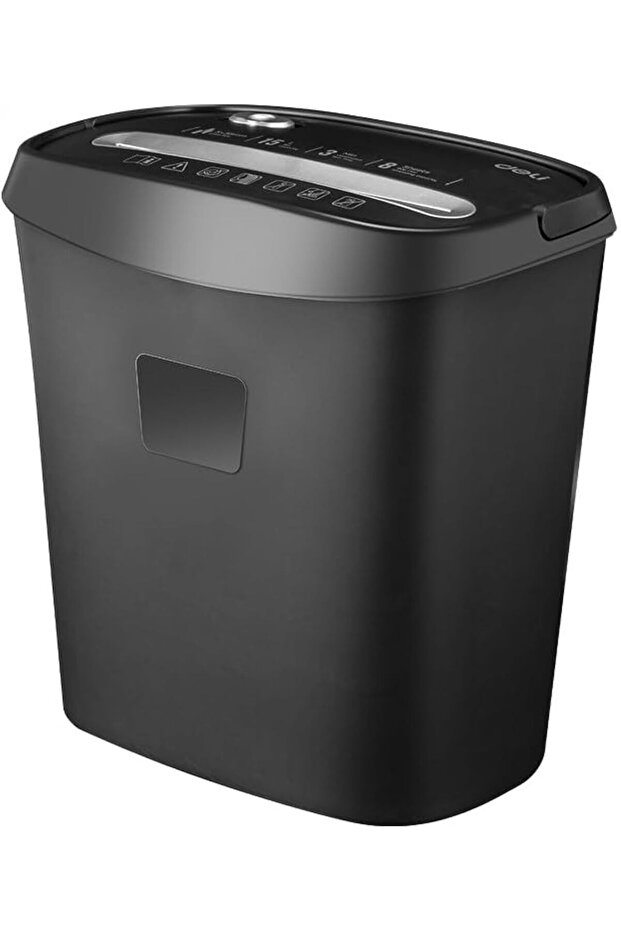 8-Sheets Paper Shredder, 16 Liter Capacity, Black