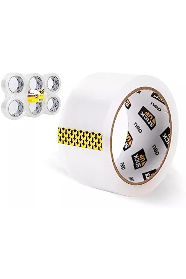 Packing Tape 6-Pieces Set, 100 Yd, Clear