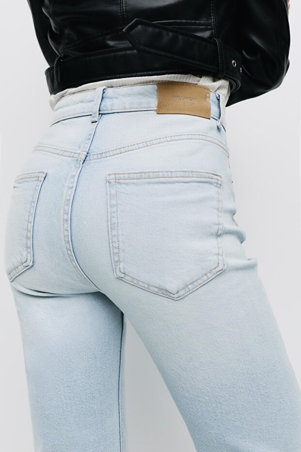 Düz kesim comfort jean - 5