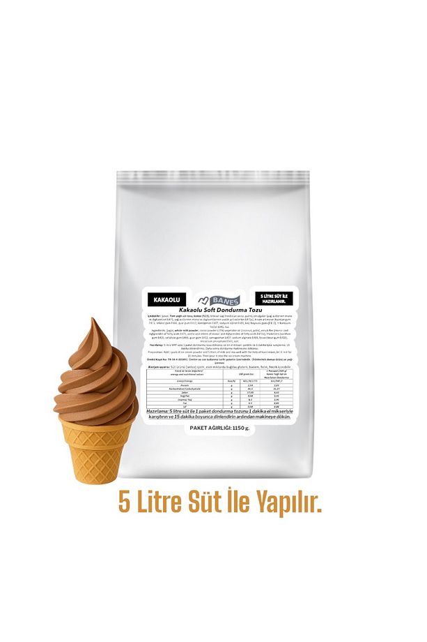 Kakaolu Soft Dondurma Tozu EKO Paket 1.15 Kg - 1